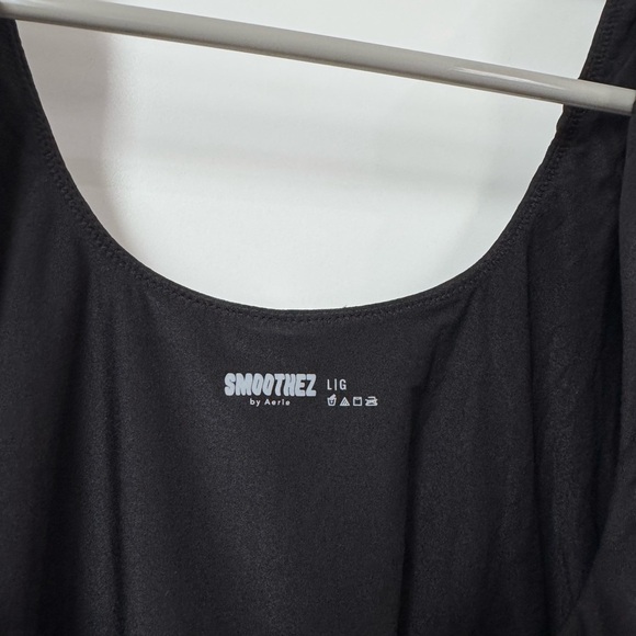 Aerie Smoothez Black Women's Tank Top size large NWT - Picture 4 of 5